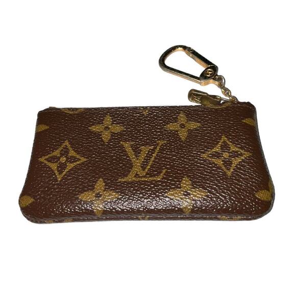 Vintage Louis Vuitton Monogram Pochette Cles Coin Pouch Key Holder - Picture 3 of 14